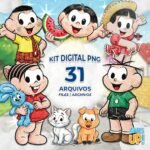 Turma da Mônica Aquarela - Kit Digital