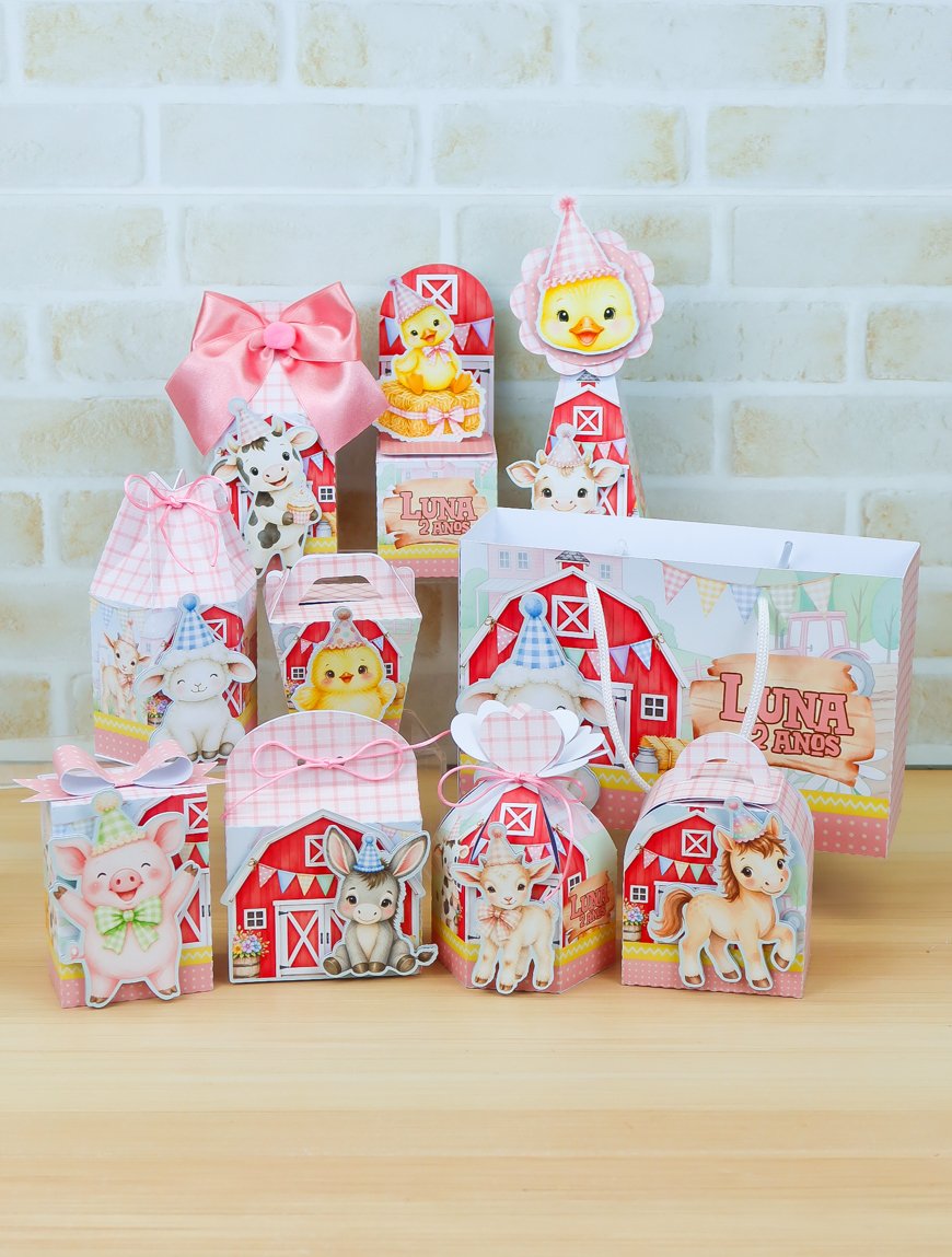 Kit Festa Fazendinha Menina Kit Festa Fazendinha Menina - Imagem 1