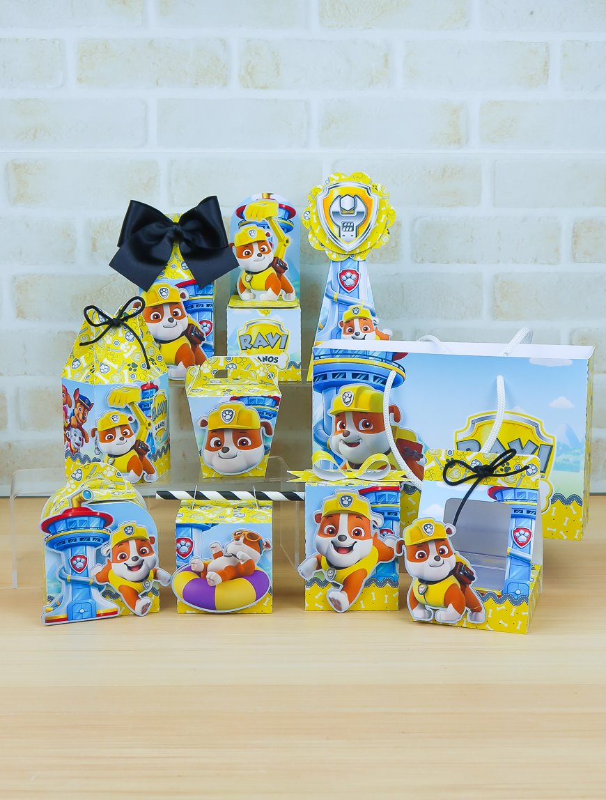 Kit Festa Rubble Patrulha Canina Kit Festa Rubble Patrulha Canina - Imagem 1