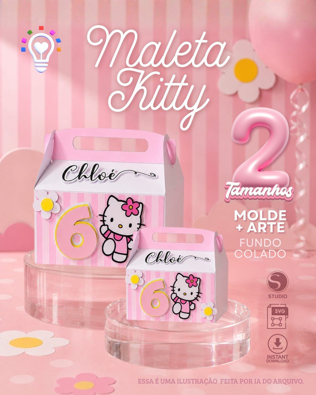 Maleta Hello Kitty Maleta Hello Kitty - Imagem 1