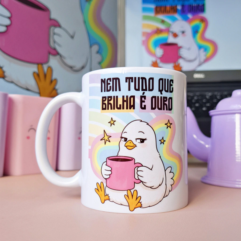 Nem tudo que brilha é ouro Nem tudo que brilha é ouro – Arte Avulsa - Imagem 1