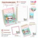 Preguicinha Cute – Caderno Pautado A5 + Bloquinho A6 + Extras