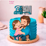 Arquivo Topo de Bolo Te Amo Pai