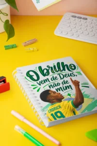 Copa do Mundo - Endrik "O brilho vem de Deus, não de mim" - Arte Caneca - Imagem 2