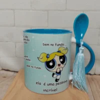 Carisma de uma cerca elétrica – LINDINHA – Arte Avulsa Caneca - Imagem 2