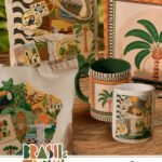 Brasil Tropical - Kit Sublimação ( Caneca e Ecobags )