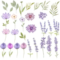 Kit Digital Floral Lavanda - Imagem 6