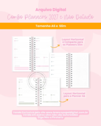 COMBO Planners 2027 (Branco Papel) - Imagem 3