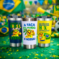 Copa do Mundo 2026 Brasil PNG para Sublimação em Canecas (Tema Hexa) - Imagem 10