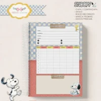 Caderno A5 Snoopy (Capa Plana) - Imagem 2