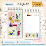 Bloco Slim Coleção N2 Snoopy