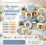 Bottons Não Desista da Sua Caminhada