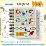 Caderno A5 Coleção N2 Snoopy