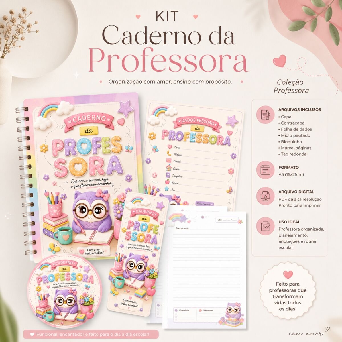Caderno da Professora Caderno da Professora - Imagem 1