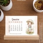 Calendário de mesa 2027- A6