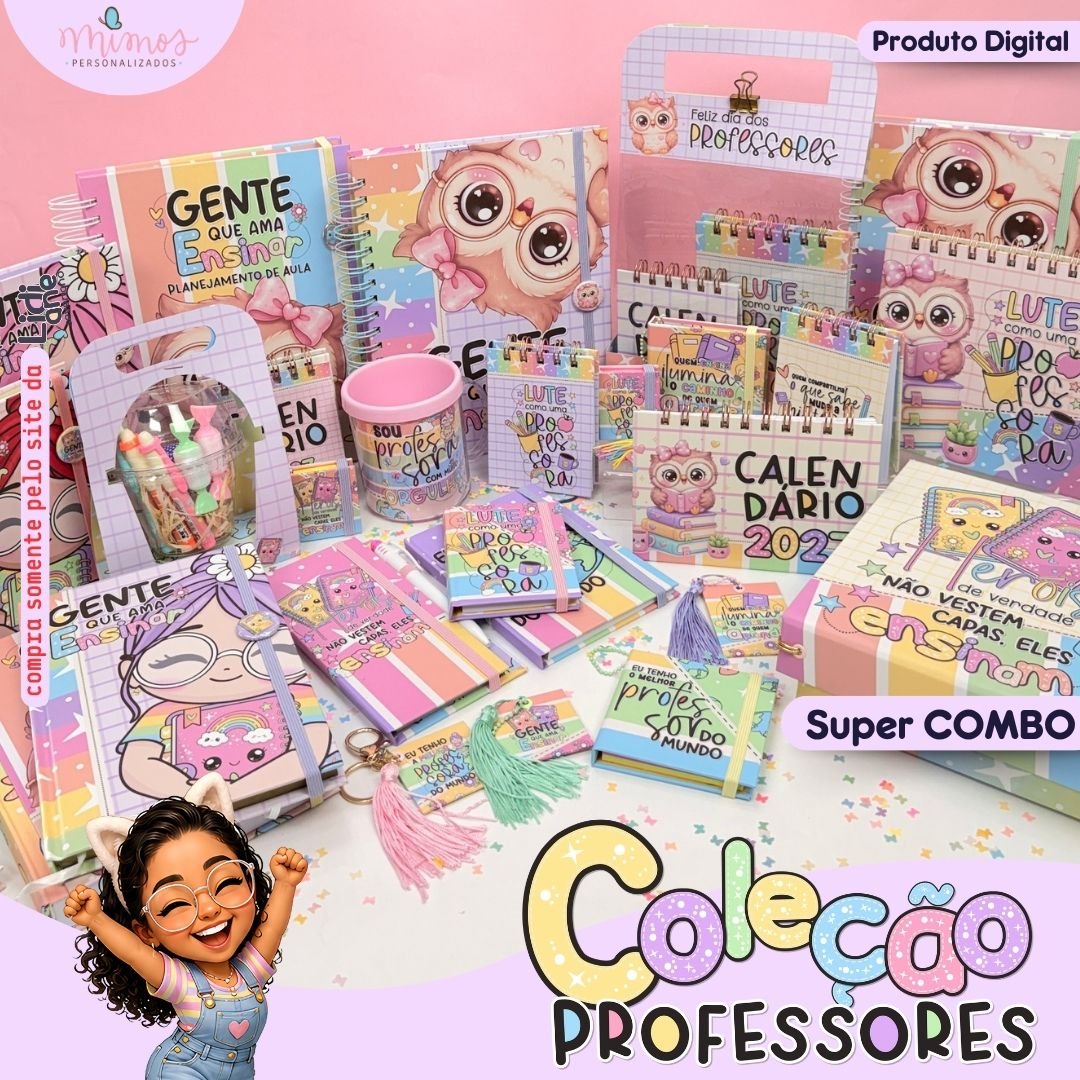 Col-Prof-Combo1 Super Combo – Coleção Professores 2026 (Mimos Personalizados) - Imagem 1