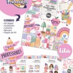 Dia dos Professores 2026 - Combo Ilustrações e Papéis(Tita)