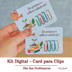 Cartão para Clips Dia dos Professores