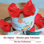 Rótulo para Tubolata - Dia dos Professores - Cultivar
