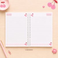 Coleção Cápsula – Cerejinhas Agendas Caderno Bloquinho - Imagem 3