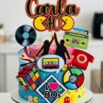 Topo de Bolo Anos 80