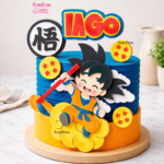 Topo de Bolo Goku