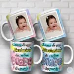 Caneca Dindo e Dinda Com Foto