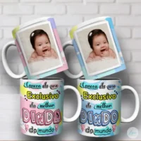 Caneca Dindo e Dinda Com Foto
