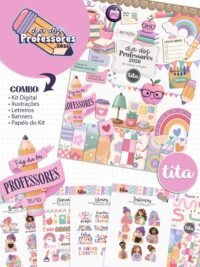 Dia dos Professores 2026 - Combo Ilustrações e Papéis(Tita) - Imagem 9