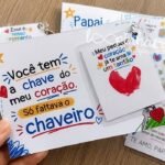 Chaveiros Interativos Dia dos Pais e Quem Cuida de Mim/Dia da Família