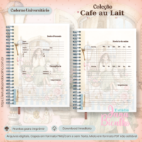 Caderno Universitário Coleção Cafe au Lait - Imagem 2