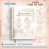 Caderno A5 Logins e Senhas Coleção Cafe au Lait - Imagem 2