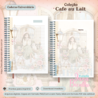 Caderno Universitário Coleção Cafe au Lait - Imagem 3