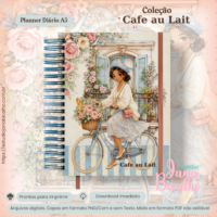 Planner Diário A5 Coleção Cafe au Lait