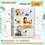 Caderno Universitário Coleção N2 Snoopy