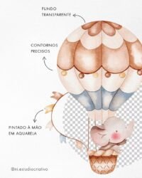 Kit Digital Elefantinho no Balão - Imagem 3
