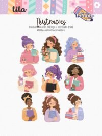 Dia dos Professores 2026 - Combo Ilustrações e Papéis(Tita) - Imagem 8