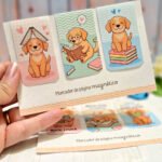 Marcadores de página magnéticos – Cachorrinhos
