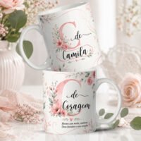 Artes Caneca Alfabeto Florescer - Imagem 30