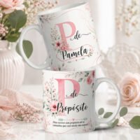 Artes Caneca Alfabeto Florescer - Imagem 23