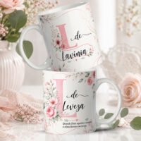 Artes Caneca Alfabeto Florescer - Imagem 22