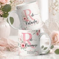 Artes Caneca Alfabeto Florescer - Imagem 34