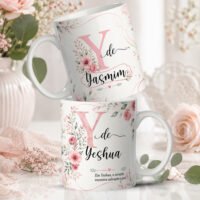 Artes Caneca Alfabeto Florescer - Imagem 35