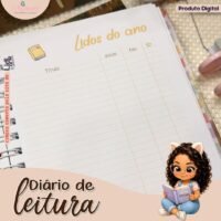 ARQ DIG – Diário de LEITURA (Mimos Personalizados) - Imagem 7