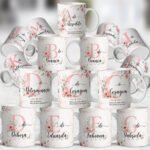 Artes Caneca Alfabeto Florescer