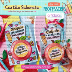 Cartão Sabonete Dia dos Professores