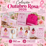 Kit Digital Outubro Rosa 2026 (Desenhitos da Jana)