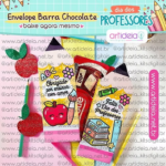 Envelope Barra de Chocolate Dia dos Professores