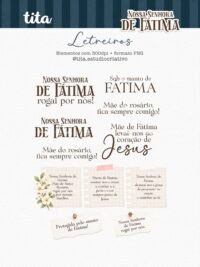 Santos – Nossa Senhora de Fátima – Ilustrações (Tita) - Imagem 3