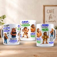 Arte Caneca Capivara Davi Jacó Pedro Paciência - Imagem 2